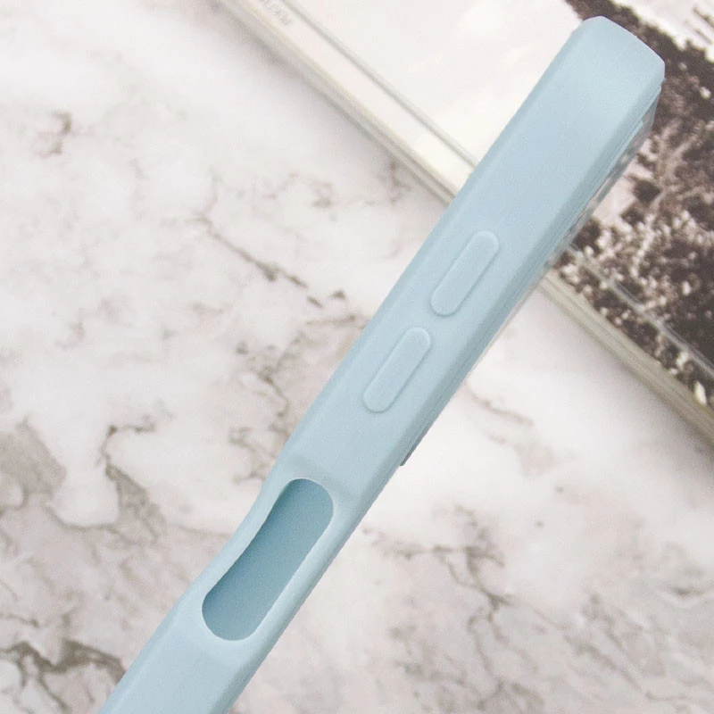 Кольоровий силіконовий чохол із захистом камери на Samsung Galaxy A24 4G – Сірий / Smoky Gray. Фото 8 з 9