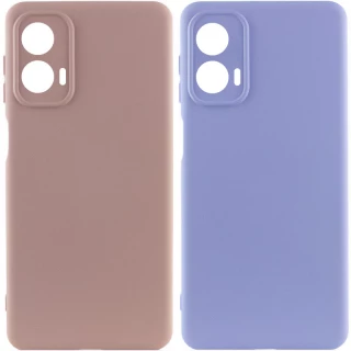 Цветной силиконовый чехол GETMAN с закрытой камерой на Motorola Moto G24 фото 1 Цветной силиконовый чехол GETMAN с закрытой камерой на Motorola Moto G24 фото 1 из 2