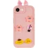 Силиконовый чехол Funny Toys with Ears для Apple iPhone 17e (6.1") – Light Pink. Фото 3 из 6
