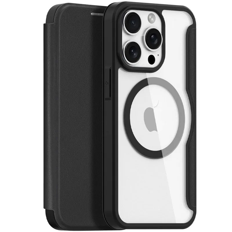 Чехол книжка Dux Ducis з MagSafe на Apple iPhone 15 Pro Max (6.7") – Black. Фото 2 из 12