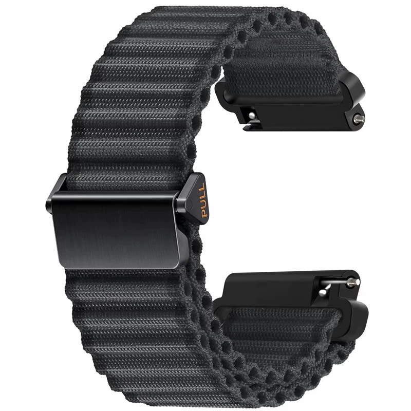 Ремінець Nylon Ocean Band для Smart Watch 20mm – Dark Grey. Фото 1 з 2