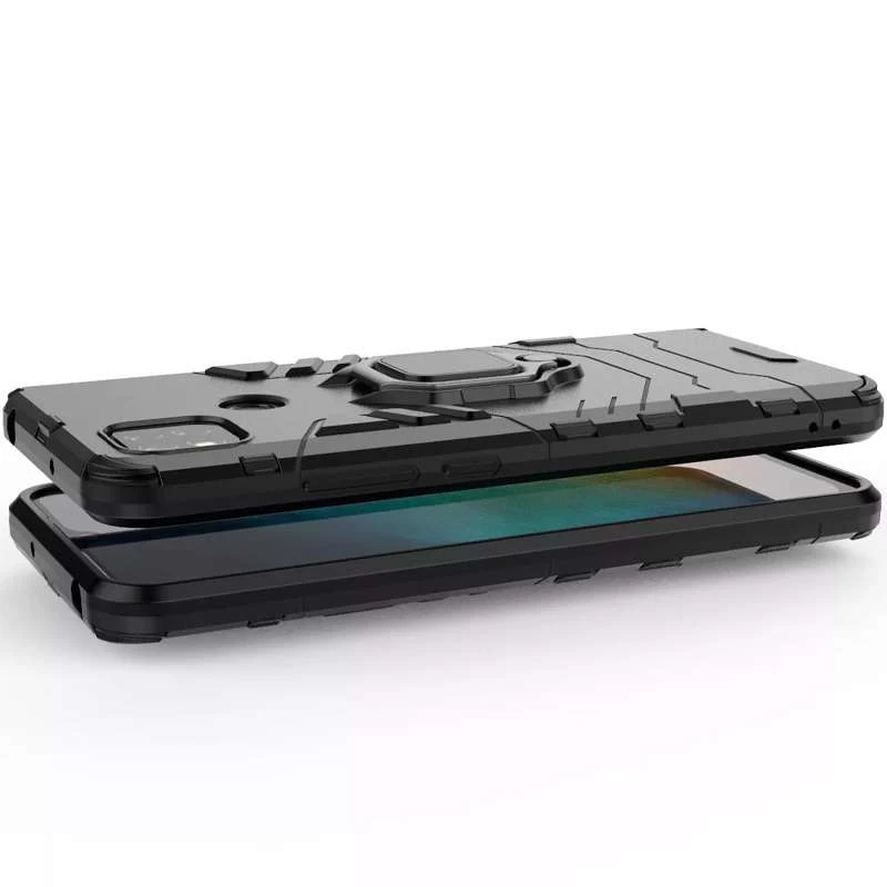 Протиударний чохол Transformer з кільцем на Xiaomi Redmi 9C – Чорний / Soul Black. Фото 6 Протиударний чохол Transformer з кільцем на Xiaomi Redmi 9C – Чорний / Soul Black. Фото 6 з 6