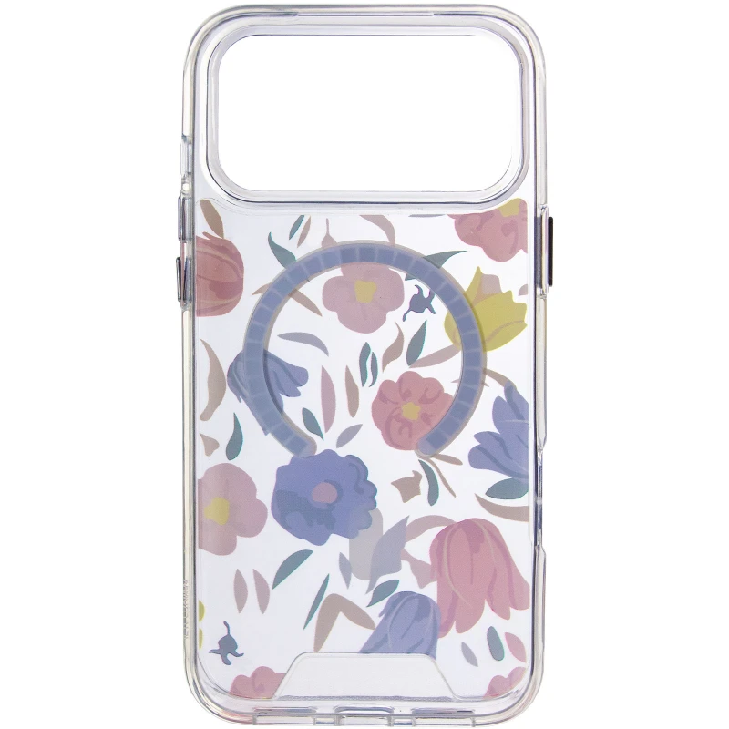 TPU+PC чохол Clear Garden with MagSafe для Apple iPhone 17 Pro Max (6.9") – Tropical Art. Фото 4 з 6