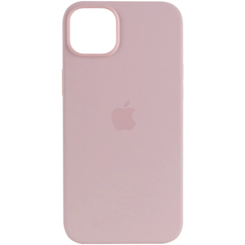 Чехол Silicone case (AAA) with Magsafe для Apple iPhone 13 (6.1") – Розовый / Chalk Pink. Фото 2 из 8