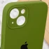 Чехол Silicone Case с защитой камеры для Apple iPhone 13 (6.1") – Зеленый / Dark Olive. Фото 7 из 7