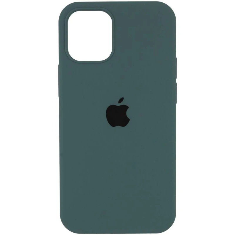 

Чехол Silicone Case с закрытым низом для Apple iPhone 12 Pro (6.1") (Зеленый / Cactus), Зелений / cactus