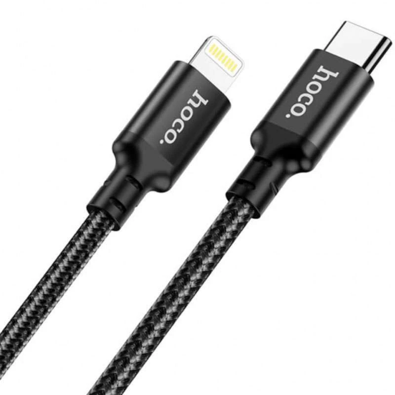 Дата кабель Hoco X14 Double Speed Type-C to Lightning Cable (1m) – Black. Фото 2 из 5
