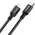 Дата кабель Hoco X14 Double Speed Type-C to Lightning Cable (1m) – Black. Фото 2 из 5