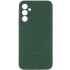 Силиконовый чехол Cover Lakshmi с защитой камеры для Samsung Galaxy A35 – Зеленый / Dark green. Фото 1 из 2