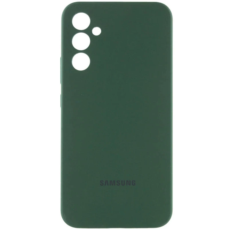 Силіконовий чохол Cover Lakshmi з захистом камери на Samsung Galaxy A36 5G – Зелений / Dark green. Фото 1 з 4