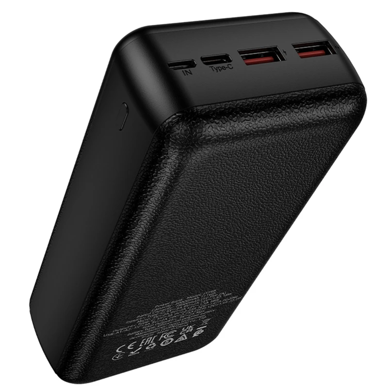 Портативний ЗП Power Bank Hoco J159B Essence 22.5W+PD20W 30000 mAh – Black. Фото 3 з 6