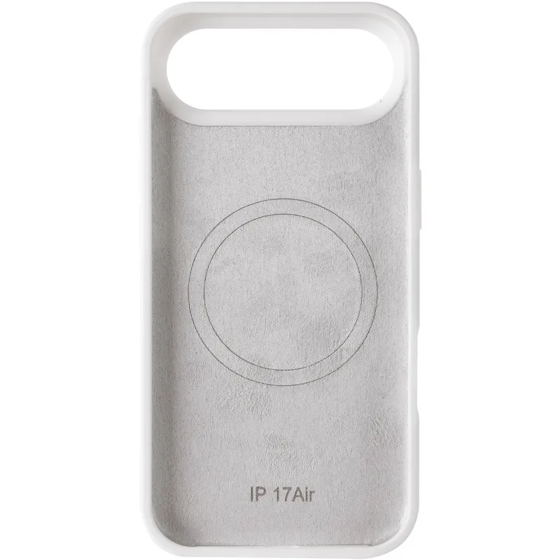 Чохол Silk Duo Color (AA) NO LOGO with Magnetic Fit для Apple iPhone 17 Air (6.5") – White. Фото 5 з 7