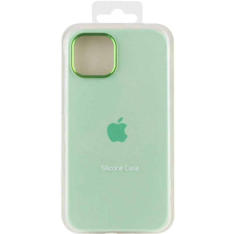 Чехол Silicone Case с металлическими кнопками для Apple iPhone 12 Pro (6.1") фото 3 из 3