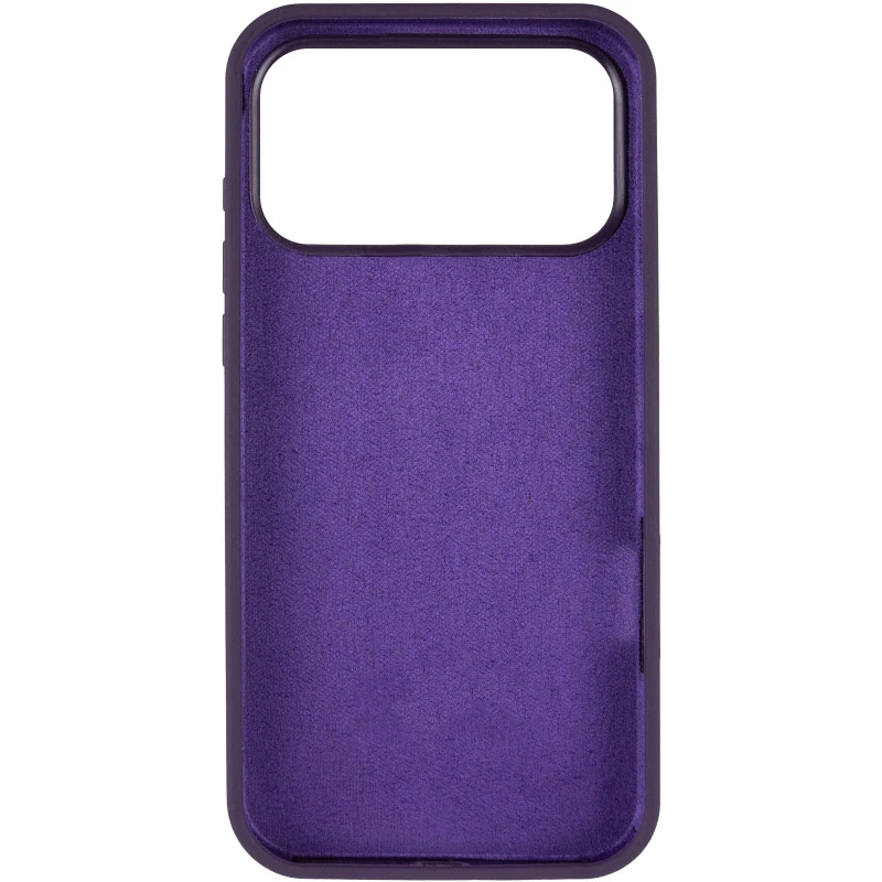 Чохол з закритим низом Silicone Case на Apple iPhone 17 Pro Max (6.9") – Фіолетовий / Elderberry. Фото 5 з 7