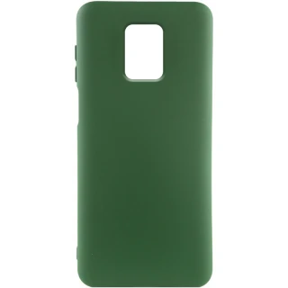 Чохол Silicone Case Lakshmi Elit на Xiaomi Redmi Note 9s / Note 9 Pro / Note 9 Pro Max — Зелений / Dark green