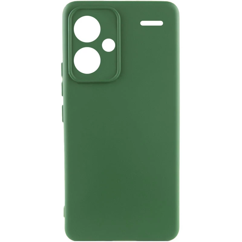 

Чехол Silicone Case Lakshmi с закрытой камерой для Xiaomi Redmi Note 13 Pro+ (Зеленый / Dark green), Зелений / dark green