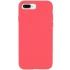 Чохол з закритим низом Silicone Case на Apple iPhone 7 plus / 8 plus – Кавуновий / Watermelon red. Фото 1 з 1