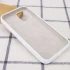 Чехол Silicone Case с закрытым низом для Apple iPhone 12 mini (5.4") – Белый / White. Фото 3 из 3