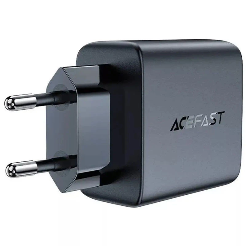МЗП Acefast A49 PD35W GaN (USB-C+USB-C) dual port – Black. Фото 2 з 5