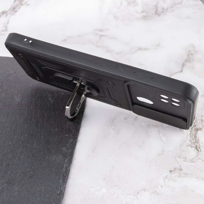 Протиударний чохол Serge Ring з захистом камери на Xiaomi Redmi 9C – Чорний. Фото 5 з 8