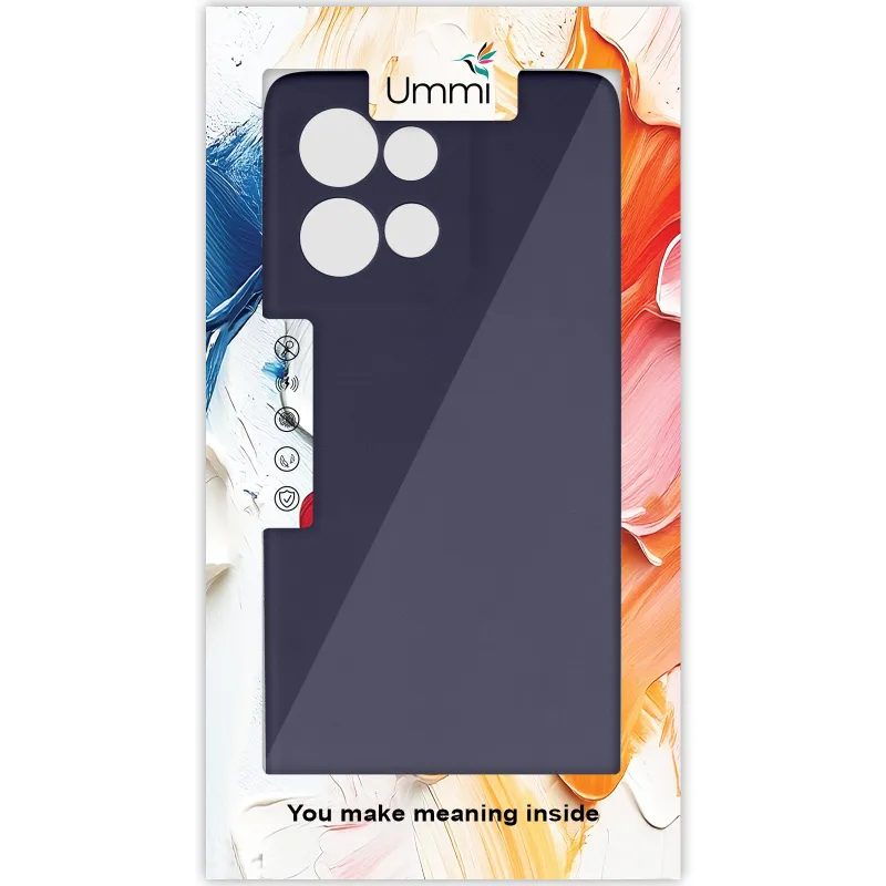 Чехол Silicone Cover Ummi Lakshmi Full Camera (AA) для Motorola Edge 50 Neo – Синий / Midnight blue. Фото 7 из 7