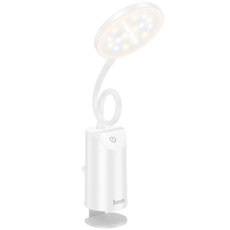 Настільна LED лампа Hoco HX10 Clip table lamp (1200mAh) фото 1 з 1