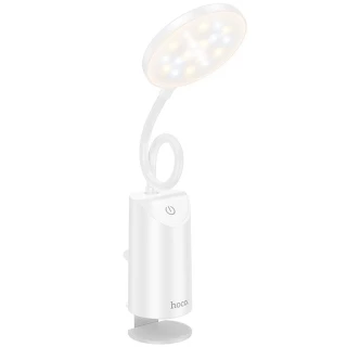 Настільна LED лампа Hoco HX10 Clip table lamp (1200mAh) фото 1 з 8