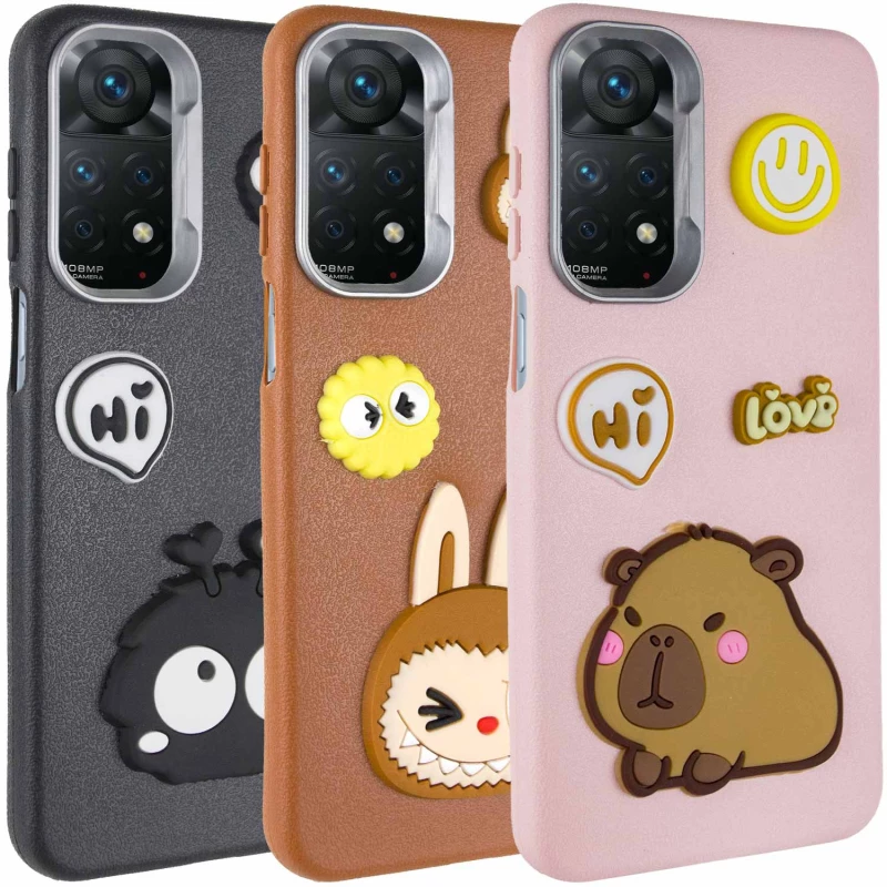 Чехол Labubu Toys для Xiaomi Redmi Note 11 Pro 4G/5G фото 2 из 2