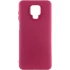 Чохол Silicone Case Lakshmi Elit на Xiaomi Redmi Note 9s / Note 9 Pro / Note 9 Pro Max – Бордовий / Marsala. Фото 1 з 2