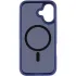 TPU+PC чехол Metal Buttons with Magnetic Fit для Apple iPhone 17 (6.3") – Синий / Navy Blue. Фото 4 из 6
