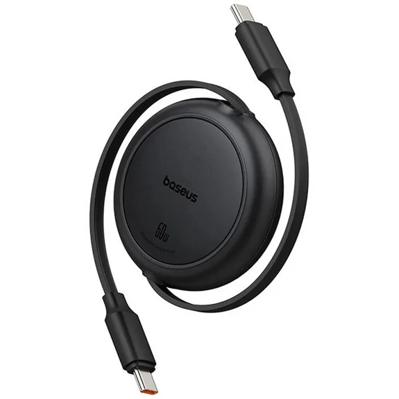 Дата кабель Baseus Free2Pull Mini Retractable Type-C to Type-C 60W (1m) (P10364500) фото 1 з 1