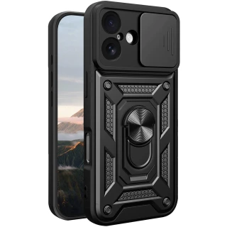 Ударопрочный чехол Serge Ring с защитой камеры для Apple iPhone 17 (6.3") фото 1 Ударопрочный чехол Serge Ring с защитой камеры для Apple iPhone 17 (6.3") фото 1 из 1
