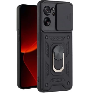 Протиударний чохол Serge Ring з захистом камери на Xiaomi 13T — Чорний