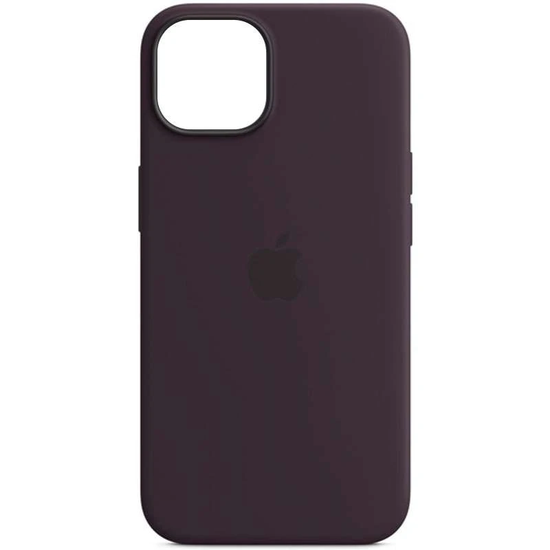 

Чехол Silicone Case с закрытым низом для Apple iPhone 12 (6.1") (Фиолетовый / Elderberry), Фіолетовий / elderberry