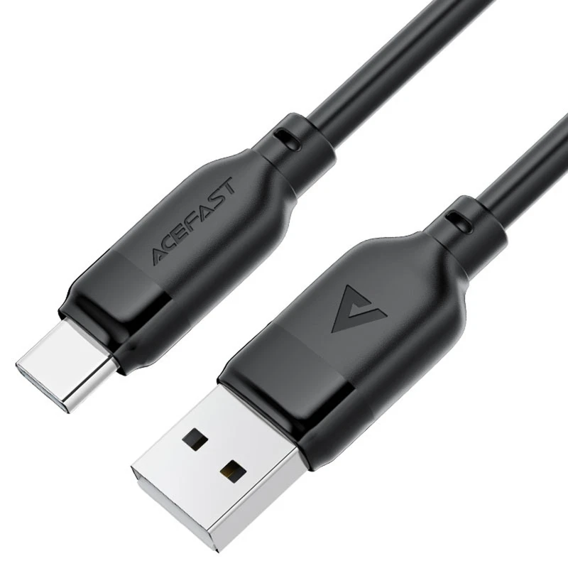 Дата кабель Acefast C16-04 USB to Type-C 3A (1.2m) – Black. Фото 2 з 5