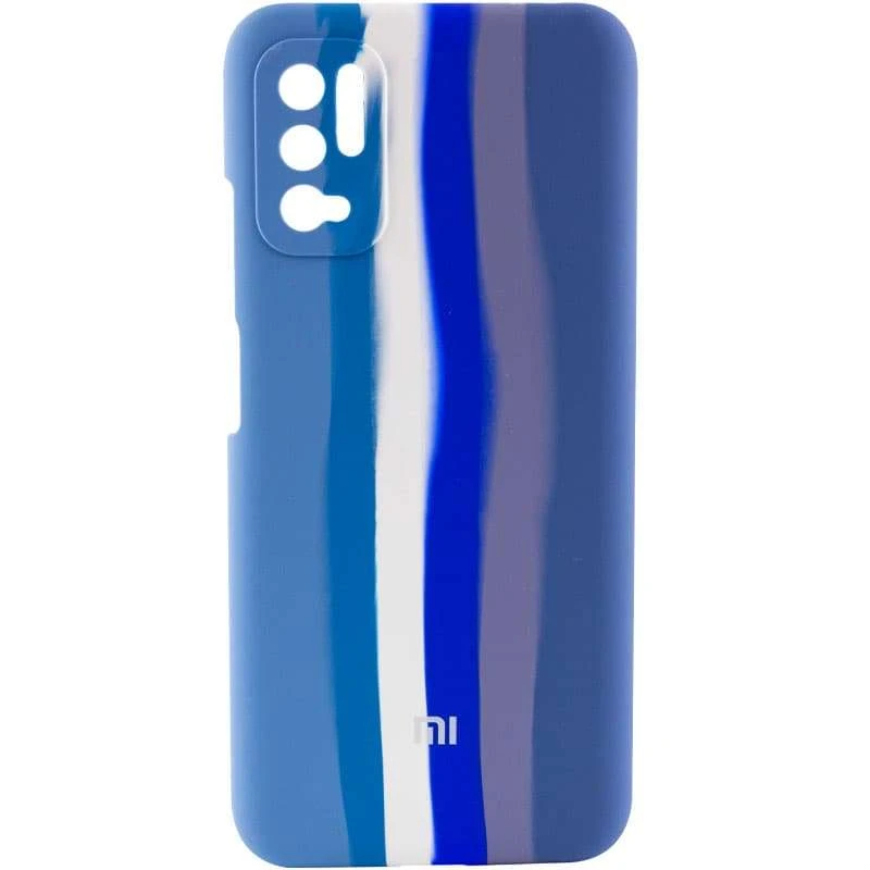 

Чохол Silicone Case Райдуга з закритим низом на Xiaomi Redmi Note 10 5G (Блакитний / Синій)