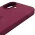 Чехол Silicone Case с закрытым низом для Apple iPhone 16 Pro – Бордовый / Maroon. Фото 10 из 15