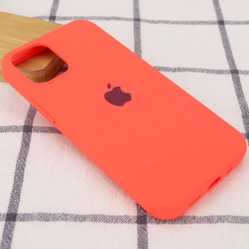 Чохол Silicone Case з закритим низом на Apple iPhone 13 mini (5.4") – Кавуновий / Watermelon red. Фото 2 з 3
