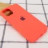 Чохол Silicone Case з закритим низом на Apple iPhone 13 Pro Max (6.7") – Кавуновий / Watermelon red. Фото 4 з 8