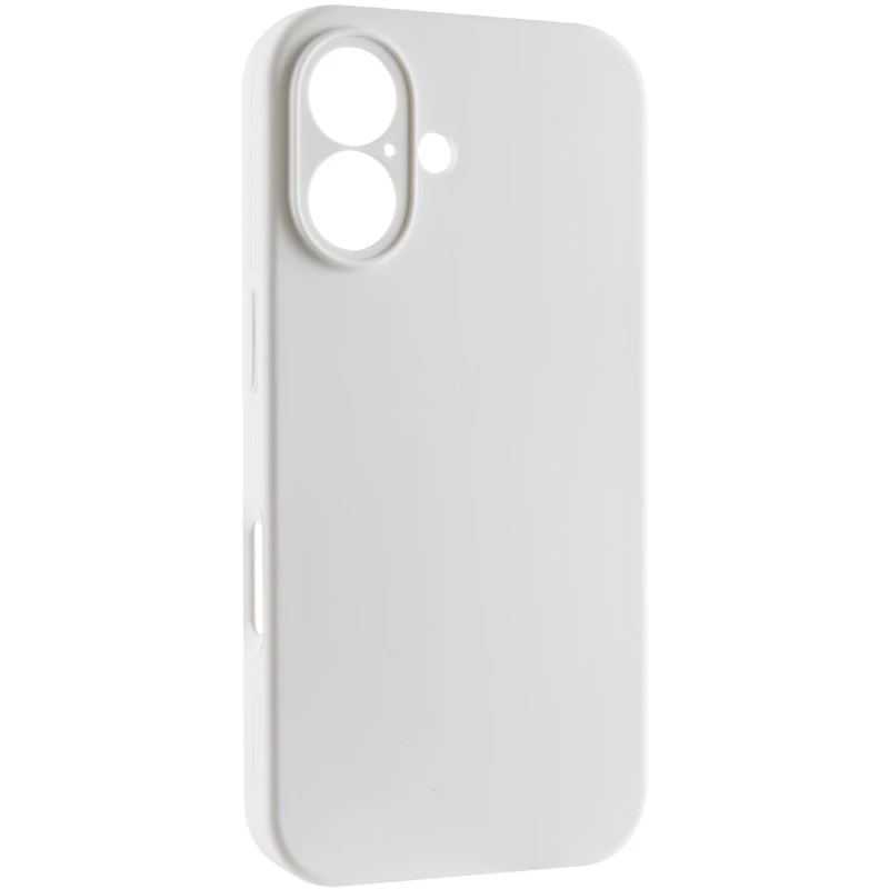 Чехол Silk Full Camera Protective (AA) NO LOGO для Apple iPhone 16 – Белый / White. Фото 1 из 10