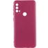 Чехол Silicone Case Lakshmi с закрытой камерой для Motorola Moto E40 – Бордовый / Marsala. Фото 1 из 3