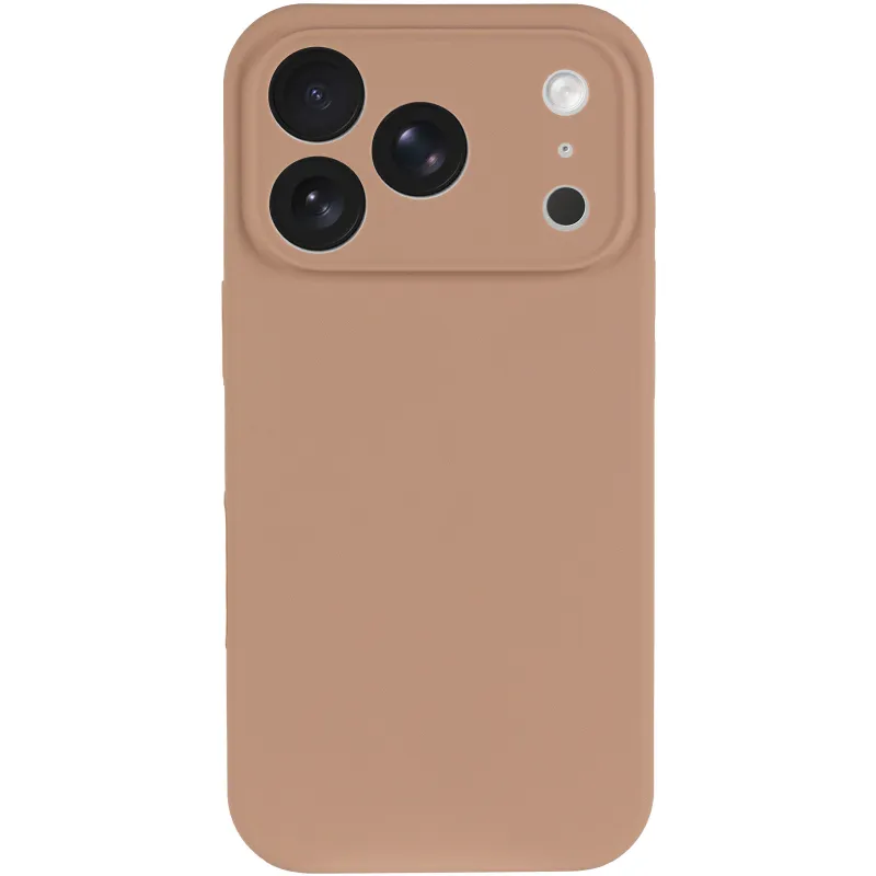 Чехол Silk Full Camera Protective (AA) NO LOGO для Apple iPhone 17 Pro Max (6.9") – Бежевый / Desert Gold. Фото 2 из 5