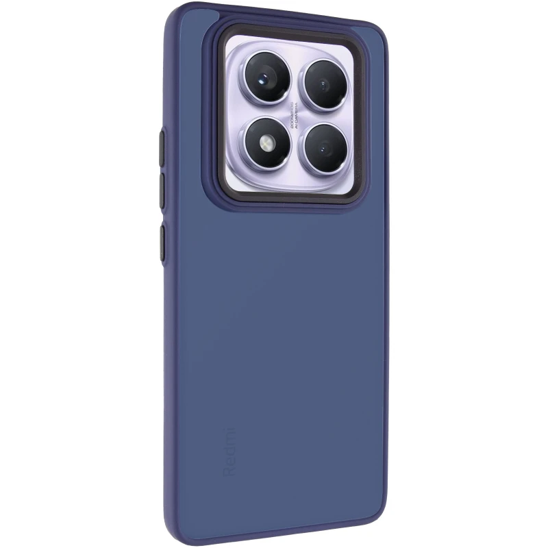 Чохол TPU+PC Lyon Frosted на Xiaomi Redmi Note 15 4G/5G (EU) – Deep Navy. Фото 1 з 4