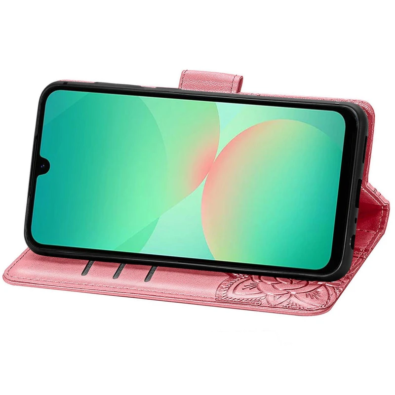 Шкіряний чохол-книжка Butterfly Pattern для Samsung Galaxy A57 5G – Pink. Фото 4 з 4