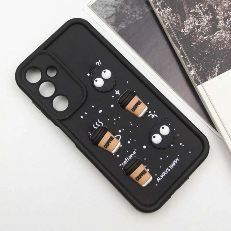 Чохол TPU Toys Case для Xiaomi Redmi 12C / Poco C55 – Black / Always Happy. Фото 4 з 13