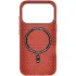 Чехол TPU+PC KVZV Triangular Pattern with Magnetic Fit для Apple iPhone 18 Pro Max – Red. Фото 4 из 6