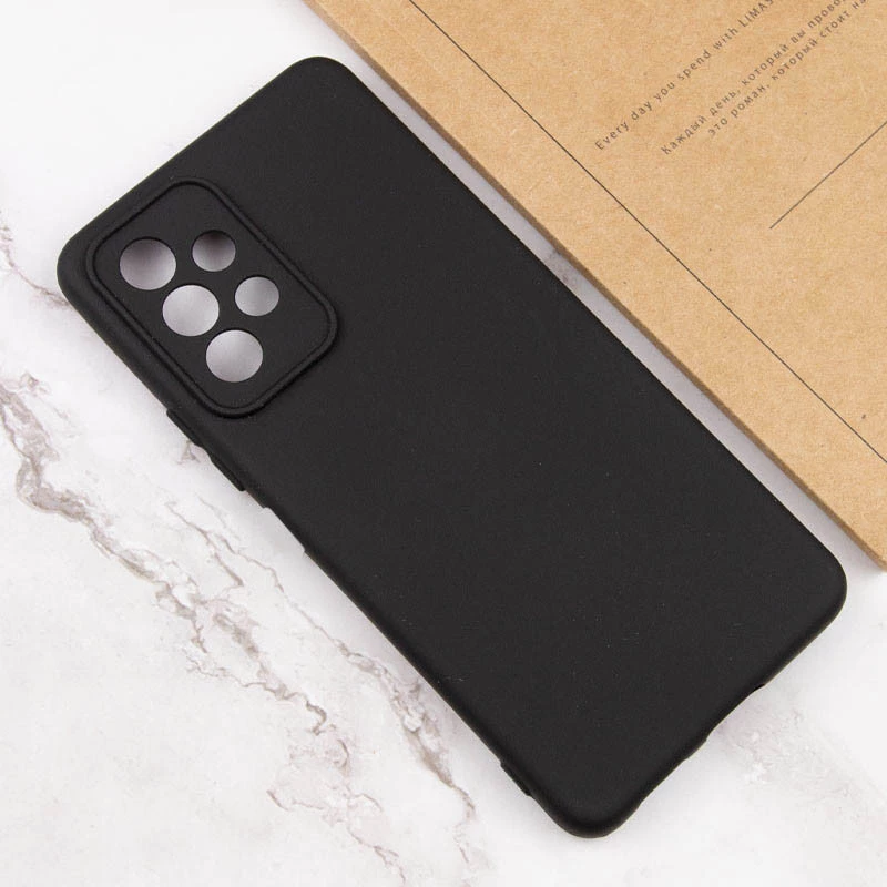 Чохол Silicone Case Lakshmi Plus з закритою камерою на Samsung Galaxy A32 (A326B) 5G – Чорний / Black. Фото 4 з 4