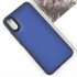 Чехол TPU+PC Lyon Frosted на Xiaomi Redmi 9A – Синий / Navy Blue. Фото 4 из 12
