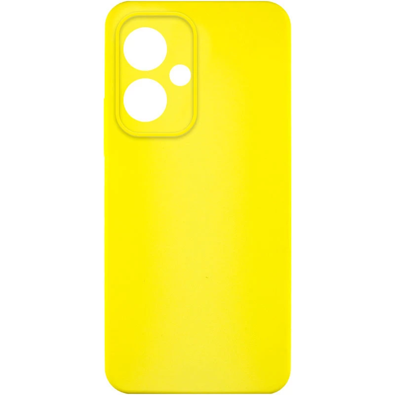 Чохол Silicone Case Lakshmi Plus з закритою камерою на Xiaomi Redmi 13 4G – Жовтий / Flash. Фото 1 з 2