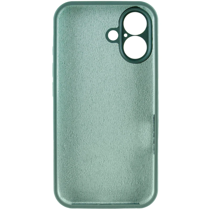 Чохол Silk Full Camera Protective (AA) NO LOGO для Apple iPhone 17 (6.3") – Зелений / Pine green. Фото 6 з 7